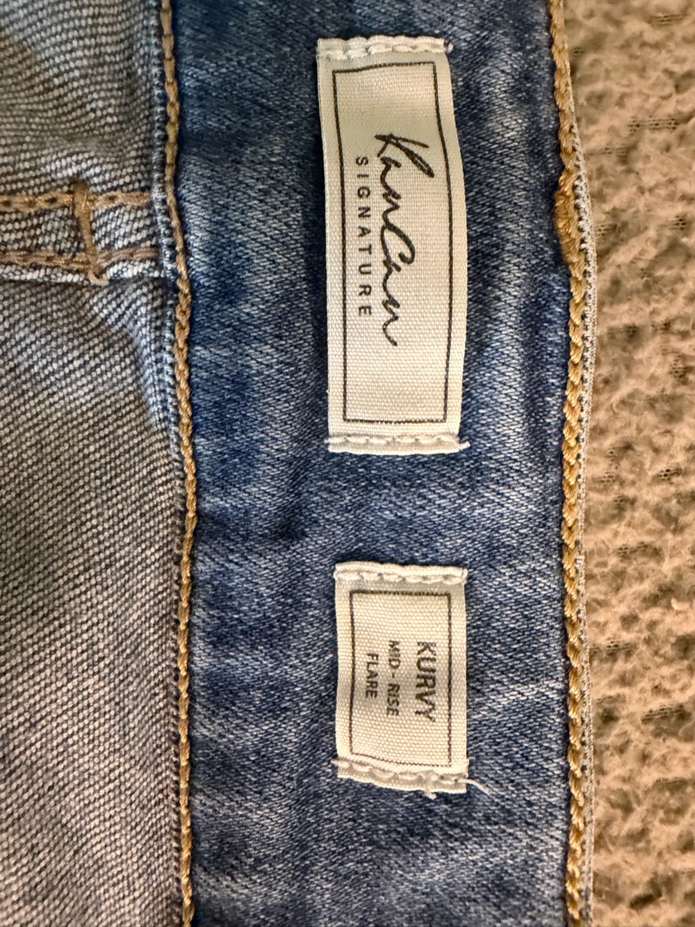 KanCan Light Wash Distressed Flare Jeans - Picture 11 of 13